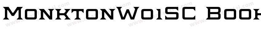 MonktonW01SC Book Regular字体转换